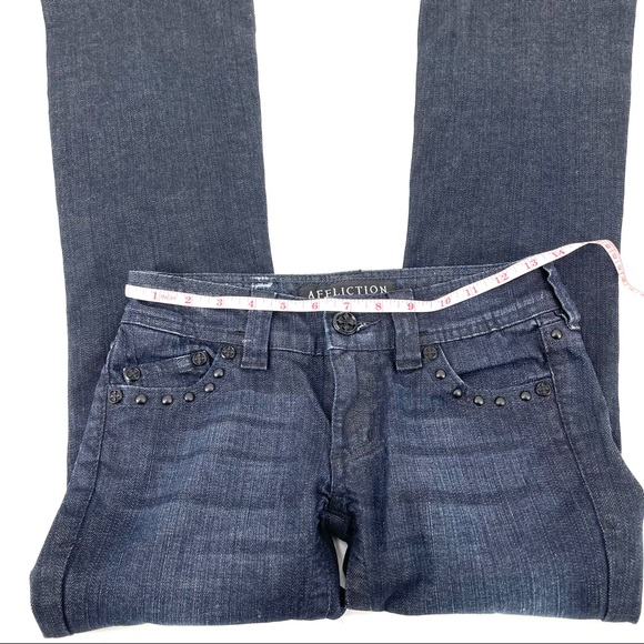 Affliction Jade Boot Cut Embellished Cross Jean - Picture 10 of 10